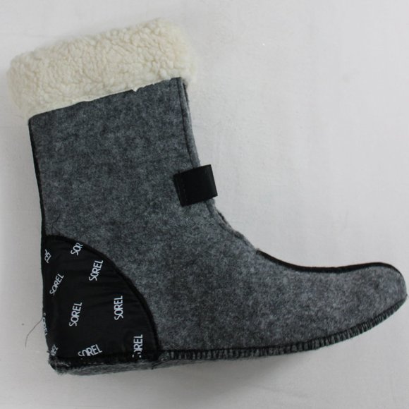 Sorel Carnival Cold Weather Black Stone Sherpa Pile Snow Cuff Boot, Size… - Picture 4 of 9